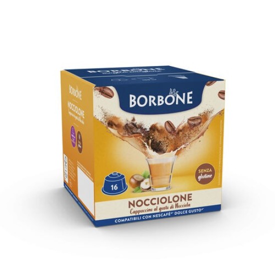 BORBONE NOCCIOLONE СЪВМЕСТИМИ КАПСУЛИ С DOLCE GUSTO 16 БР.