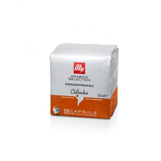 ILLY IPERESPRESSO COLUMBIA - 18БР КАПСУЛИ ILLY IPERESPRESSO COLUMBIA - 18БР КАПСУЛИ