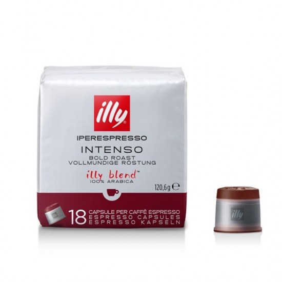 ILLY IPERESPRESSO INTENSO - 18БР КАПСУЛИ ILLY IPERESPRESSO INTENSO - 18БР КАПСУЛИ